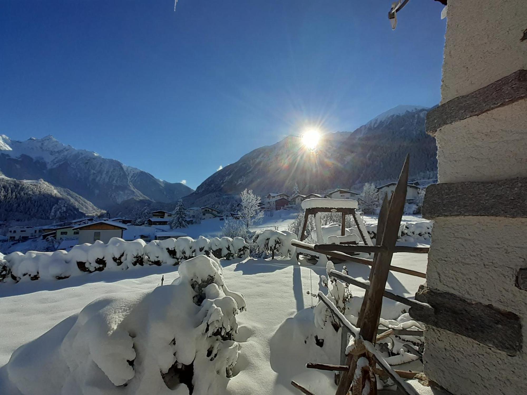 Ferienhaus Oetztal-Lodge Sautens Exterior foto